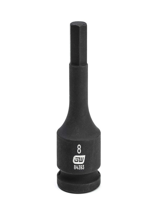 GEARWRENCH 3/8" Drive Hex Bit Impact Metric Socket 8mm - 84393 - Image 1