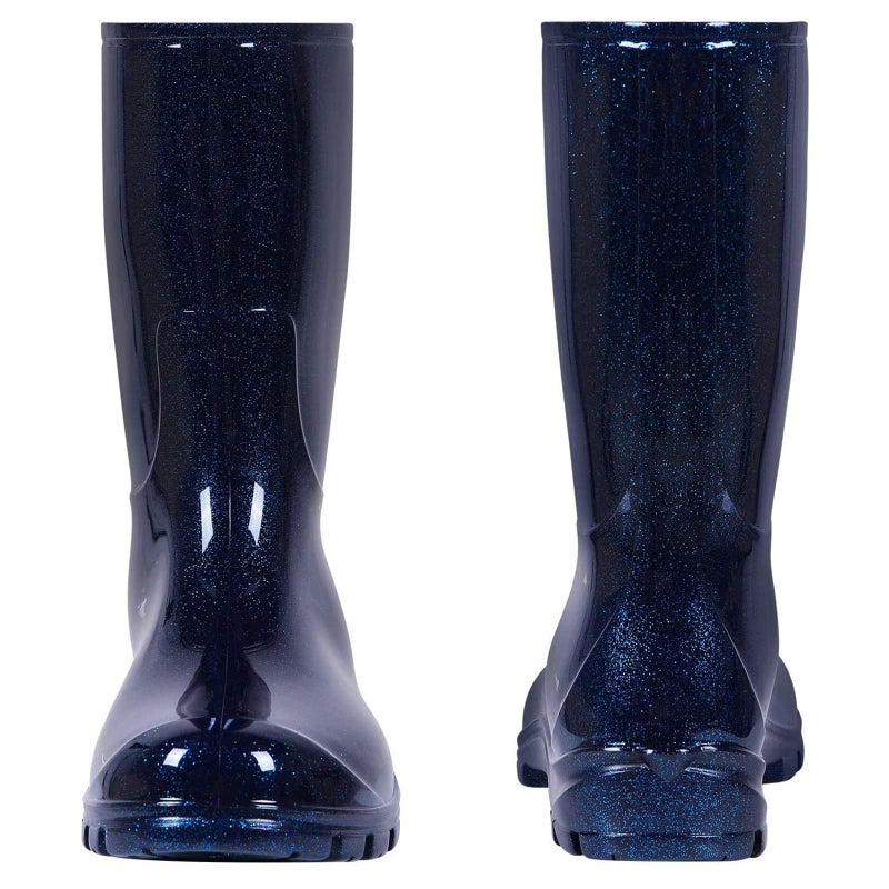 Asgard Women's Mid Calf Rain Boots Short Rubber Boots Waterproof Garden Shoes Starry Blue 42 (11) - Image 3