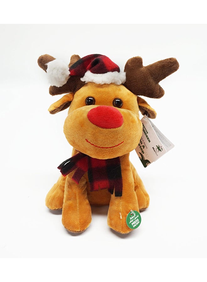 MAD TOYS Festive Reindeer Sing and Dance Christmas Plush Toys - Image 1