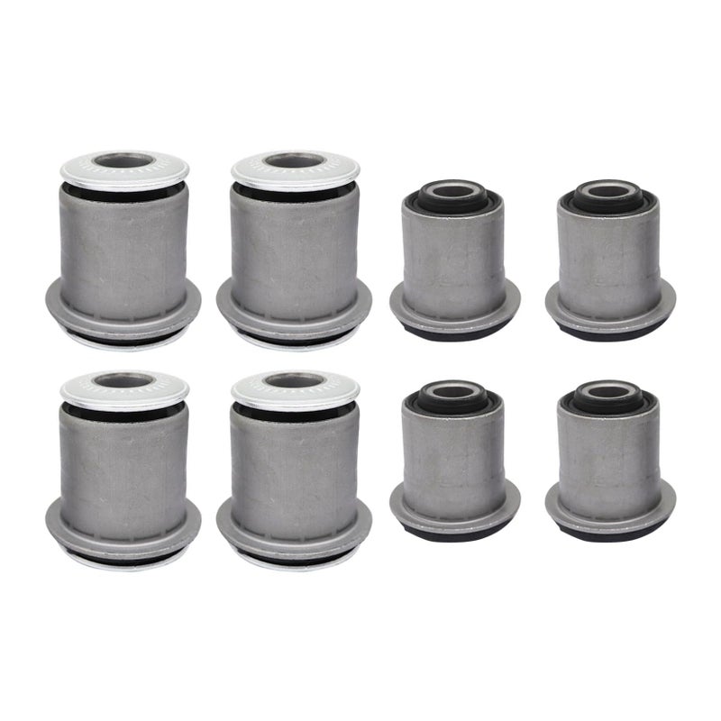NLQR Set of 8 Front Upper Lower Control Arm Bushing Kit Fit for Toyota Tacoma Hilux Surf 4Runner Land Cruiser Prado 19952004 4863235080 4806135040 4806135050 Front Control Arm Suspension Bushing