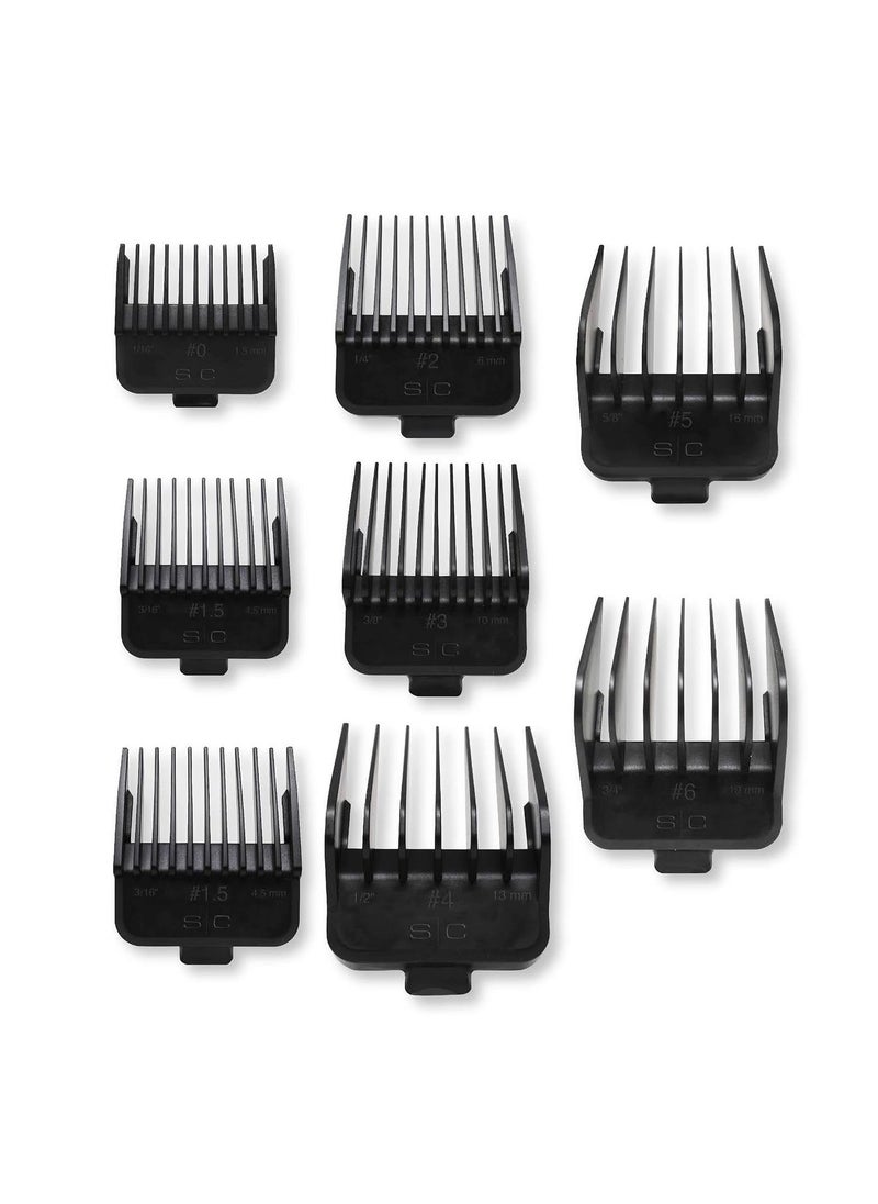 Stylecraft StyleCraft Barber Hairstylist DUB Universal Double Magnetic Clipper Guards 8 Assorted Sizes 