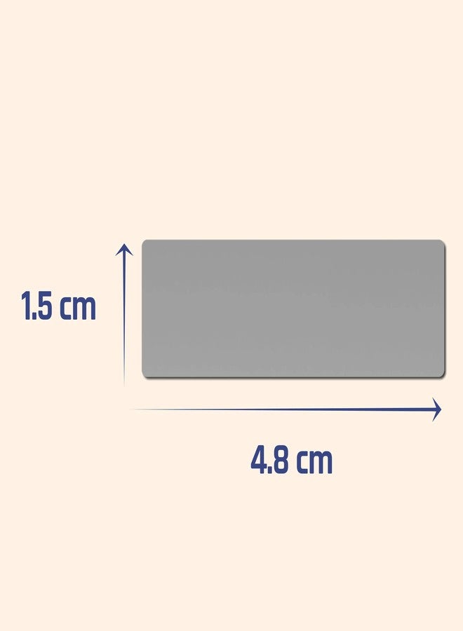 سكراتش ستيكس عبوة من 1200 ملصق قابل للخدش - مستطيل، رمادي، 1.9 × 0.6 - Image 2