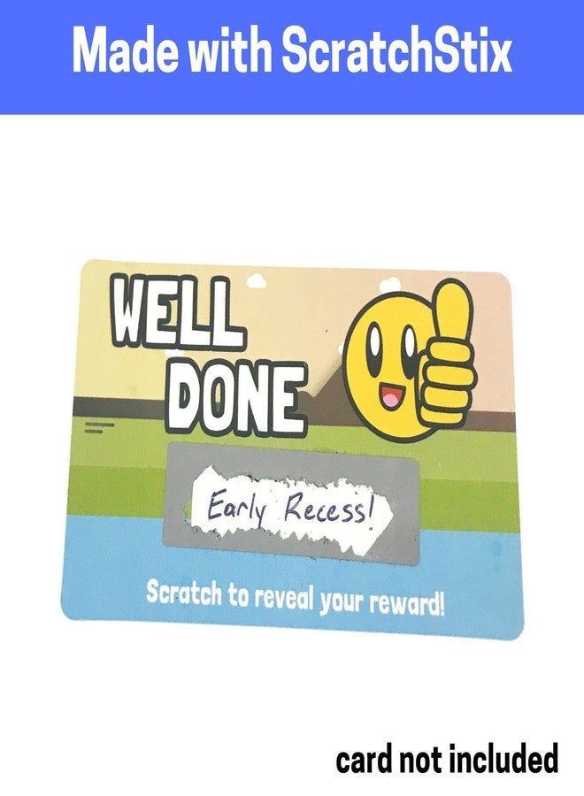 سكراتش ستيكس عبوة من 1200 ملصق قابل للخدش - مستطيل، رمادي، 1.9 × 0.6 - Image 5