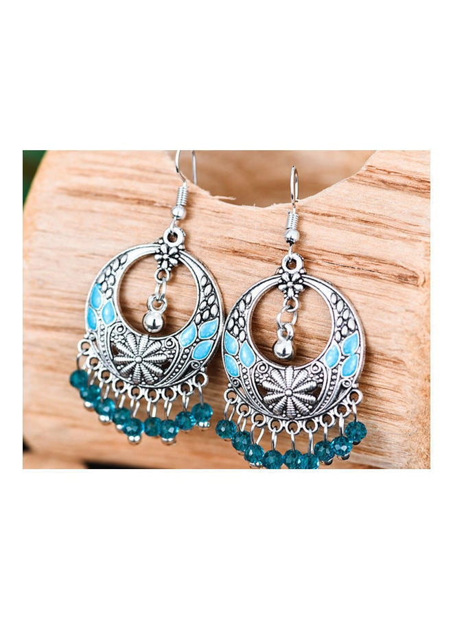 NIBEMINENT Fresh Style Rice Bead Engraved Earrings  - Image 2
