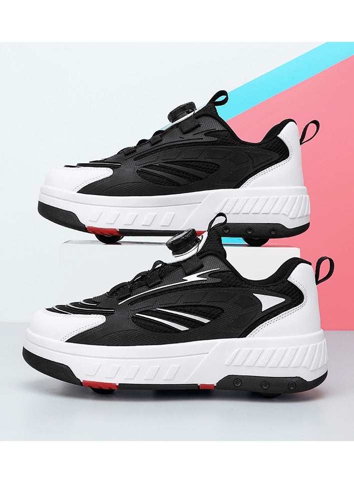 Loquat Sneaker Skate Shoes with Wheels Roller Skates Shoes - Image 3