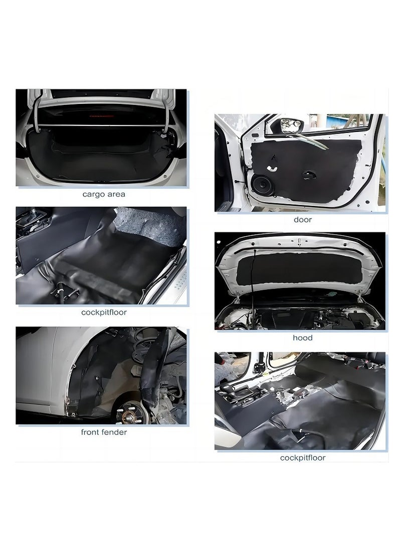 Y&D 10mm Auto/Car/Truck Firewall Heat Sound Deadener Insulation Mat 50x200cm  - Image 5