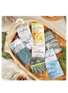 RATSAW Scented Sachets with Hanging Hook Natural Scented Bags Wardrobe Fresheners for Wardrobe Closet Bathroom Car Rose Lavender Cologne White Tea Jasmine  - Image 4