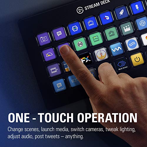 Elgato Stream Deck XL – Advanced Studio Controller, 32 macro keys, trigger actions in apps and software like OBS, Twitch, ​YouTube and more, works with Mac and PC - Image 4