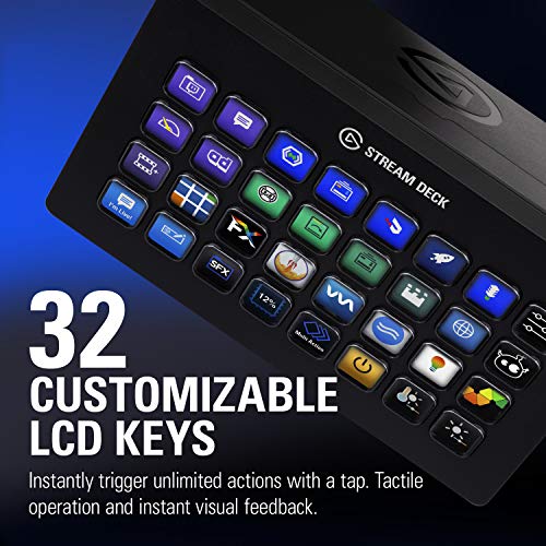 Elgato Stream Deck XL – Advanced Studio Controller, 32 macro keys, trigger actions in apps and software like OBS, Twitch, ​YouTube and more, works with Mac and PC - Image 3