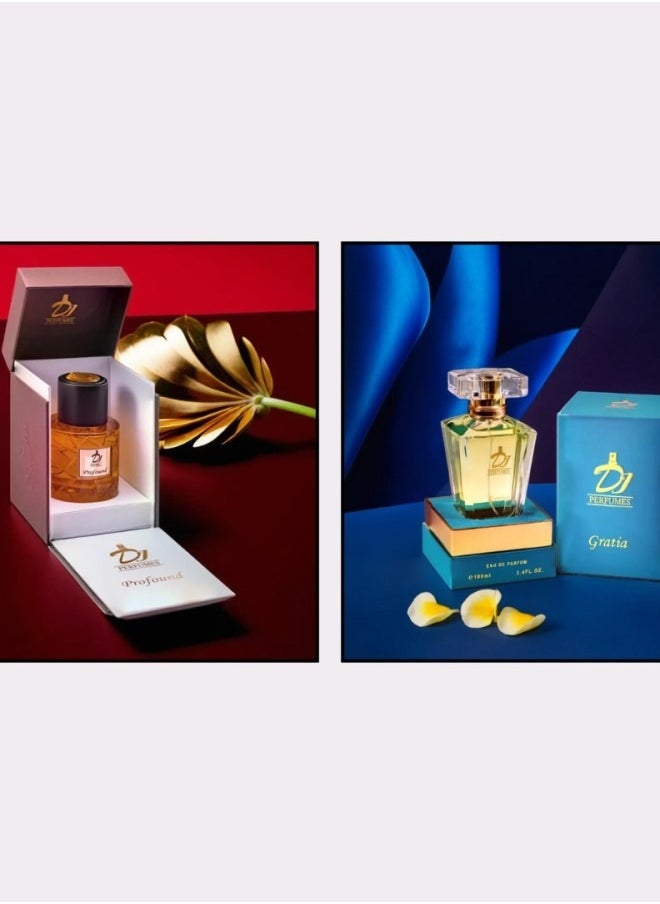 DJ Perfumes Special Collection EDP 100ml Set of 2pcs(Profound and Gratia)  - Image 1