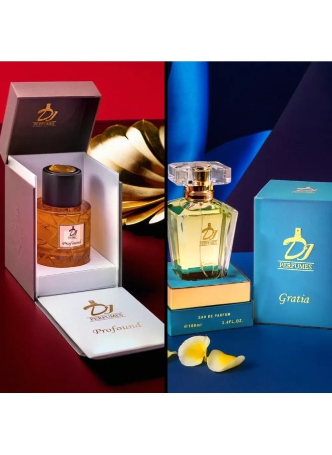 DJ Perfumes Special Collection EDP 100ml Set of 2pcs(Profound and Gratia)  - Image 4