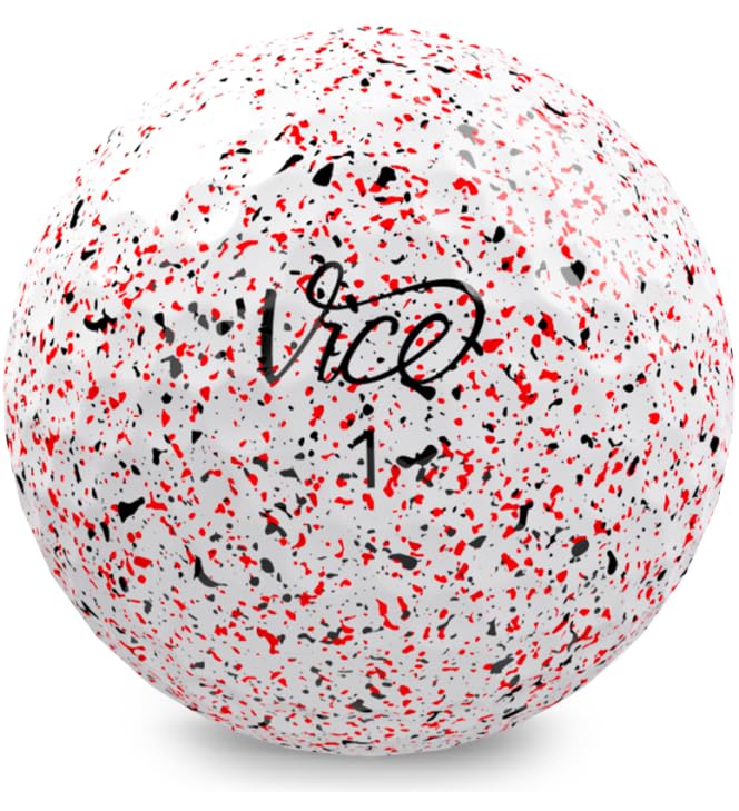 VICE Golf PRO Soft DRIP RED 2020 | 12 Golf Balls | Features: 3-Piece cast Urethane, Soft Feel, high Ball Flight Stability | Profile: for Ambitious Golfers (VG1008099) - Image 2