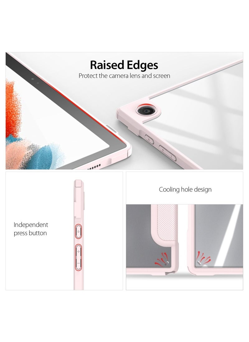 دوكس دوتشيز Toby Series Case for Samsung Tab A8 2021 10.5 inch X200/X205 Auto Sleep Wake_Pink  - Image 3