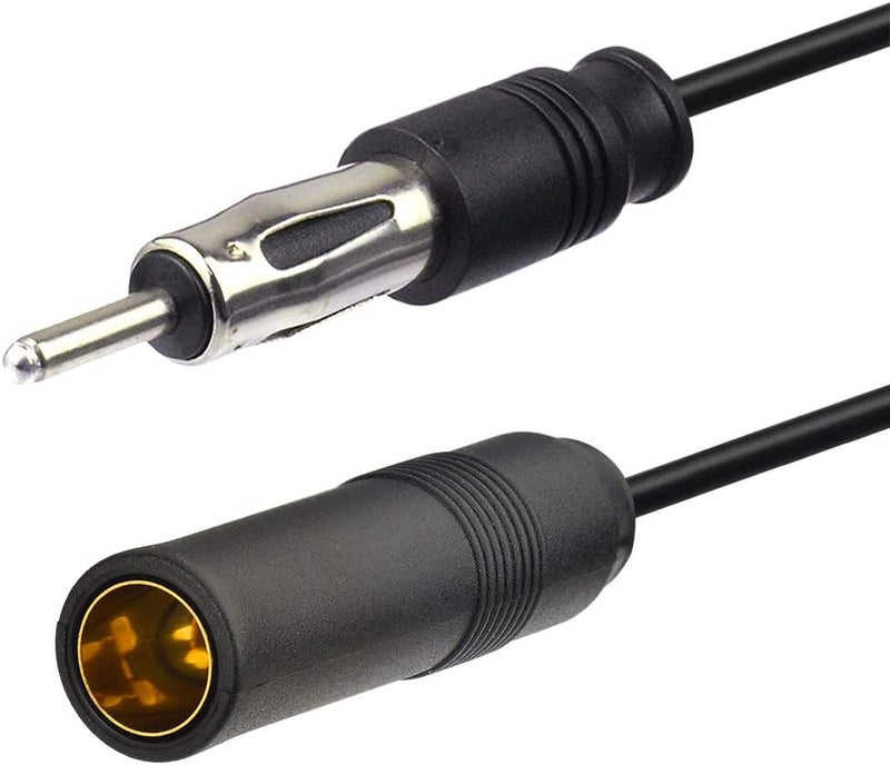 BINGFU Car Radio Antenna Extension Cable 50cm / 20 inch FM AM Radio Car Antenna Extension Coaxial Cable Cord DIN Plug Connector for Vehicle Truck Stereo Head Unit CD Media Receiver Player - Image 2
