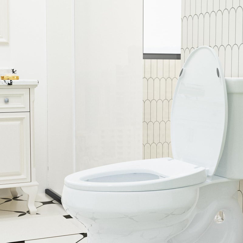 Clirass Bidet Toilet Seat â€“ Non-Electric, Self-Cleaning Dual Nozzles for Frontal & Rear Wash, Adjustable Water Pressure, Slow-Close Lid, Fits Elongated Toilets â€“ Hygienic & Eco-Friendly Upgrade (Contemporary) - Image 4