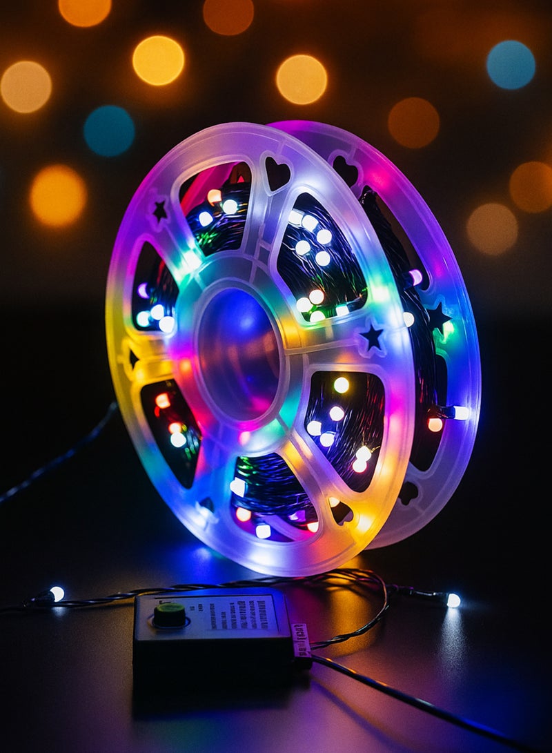 LED Decorative String Light Roll 50Mtr – Multicolor Fairy Lights for Diwali, Indoor & Outdoor Decoration, Festivals, Weddings & Parties - DPL-590 - Image 4