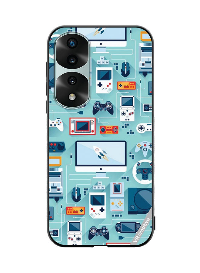 VR CREATIVE Protective Case Cover For Honor 70 Pro plus Technolgu Items Design Multicolour - Image 1