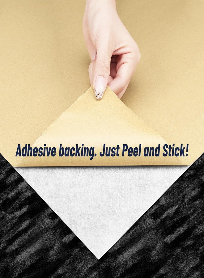 Decotalk Black Velvet Drawer Cabinet Liner 15.7x120 Inch Felt Drawer Liner for Shelves Velvet Contact Paper Peel and Stick Cabinet Liners Solid Black Flocked Lining Sticky Back Flocking Textured - Image 2