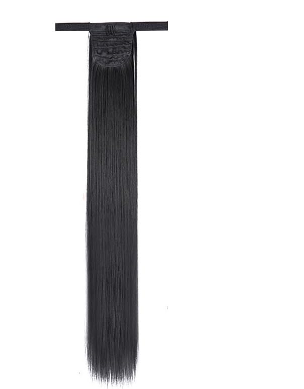 Artifice 30 Long Wrap Around Ponytail Hair Extension Natural Black - Image 4
