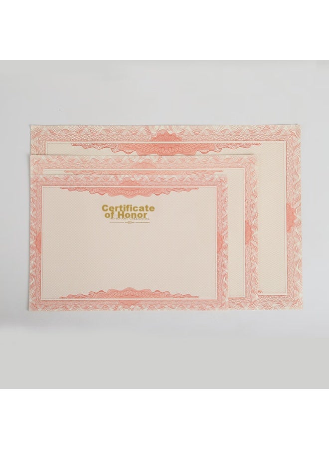 Tango Honorary Certificate Inner Pages, 12K Award Certificate Inner Pages, 20 Sheets/Pack, For Outstanding Employees And Students, Award Certificates, Printable, Handwritten, Company Annual Meeting Recognition - Image 2