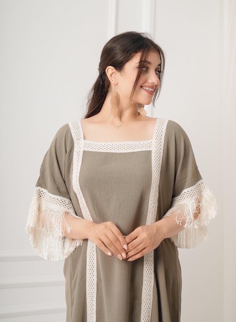 Plain handmade galabiya  - Image 2