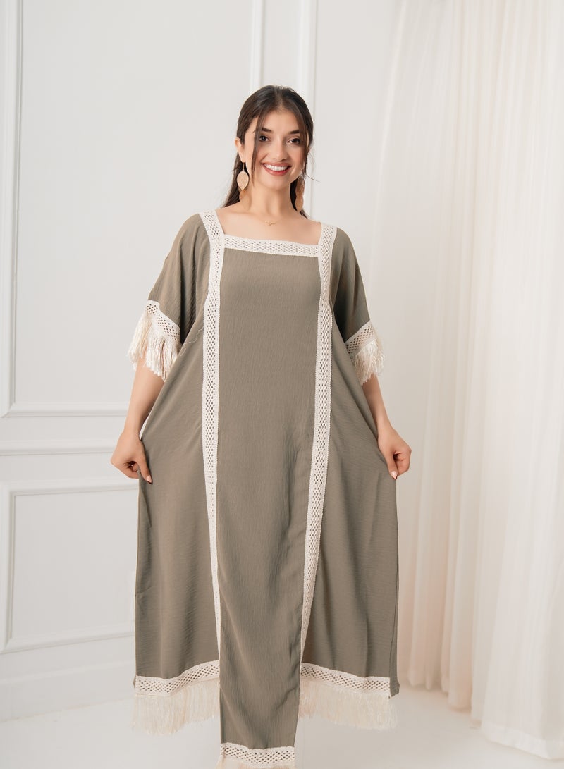 Plain handmade galabiya  - Image 3