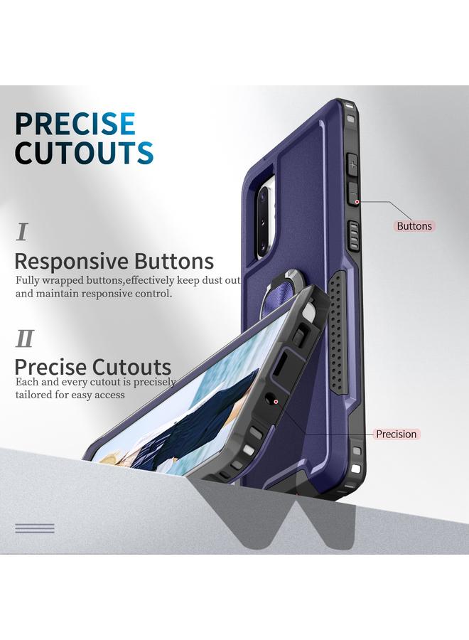 اس-توب جراب لهاتف Samsung Galaxy Note10+ 3 في 1 PC + جراب هاتف TPU مع حامل حلقي - Image 2