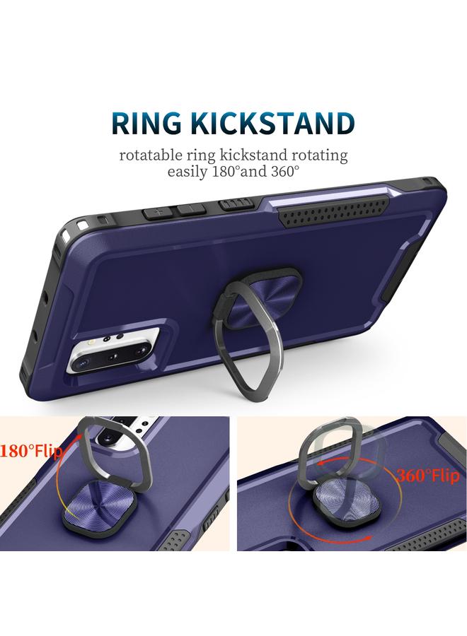 اس-توب جراب لهاتف Samsung Galaxy Note10+ 3 في 1 PC + جراب هاتف TPU مع حامل حلقي - Image 5