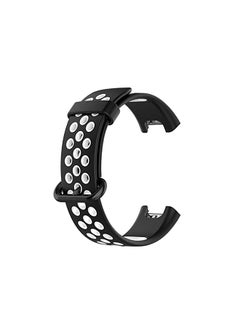 Dado Replacement Silicone Band compatible with Mi smart watch lite, double color band  - Image 3