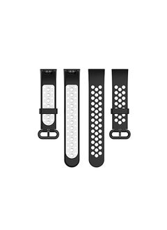 Dado Replacement Silicone Band compatible with Mi smart watch lite, double color band  - Image 4