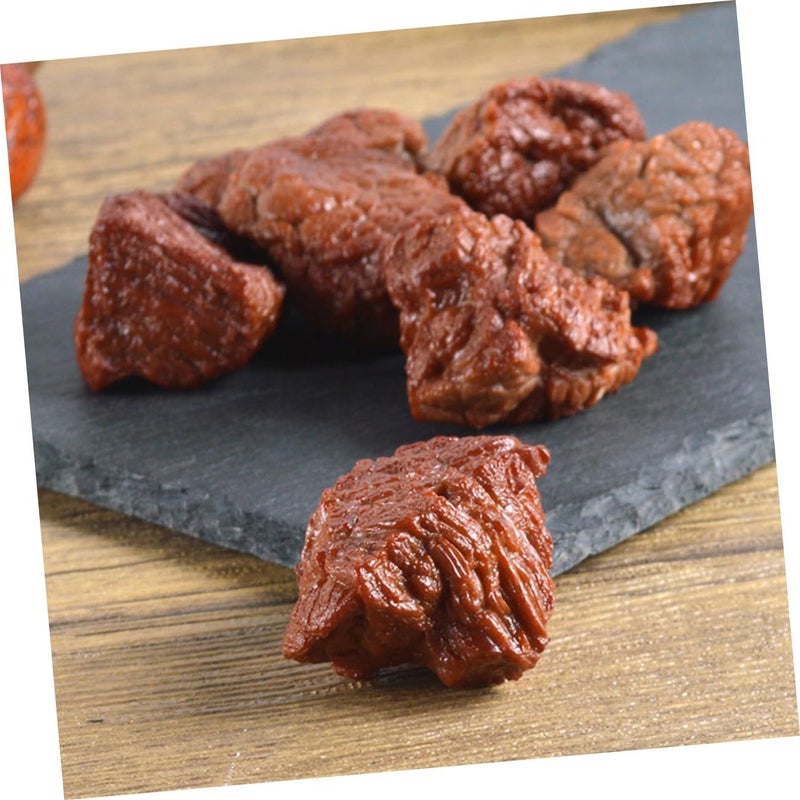 5 Pcs Realistic Artificial Beef Block Model Lifelike Simulation Meat Prop For Photography Kitchen Decor Display - Image 5