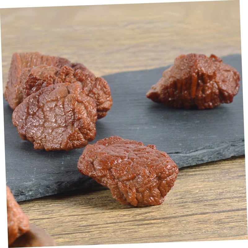 5 Pcs Realistic Artificial Beef Block Model Lifelike Simulation Meat Prop For Photography Kitchen Decor Display - Image 4