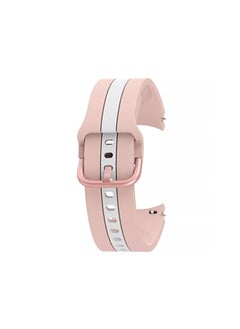 Dado Double Color Midline Silicone Replacement Band Compatible with Samsung Galaxy Watch 5 Pro 45mm | 4 Classic 46mm 42mm | Watch 5/4 44mm 40mm, curved end strap  - Image 4