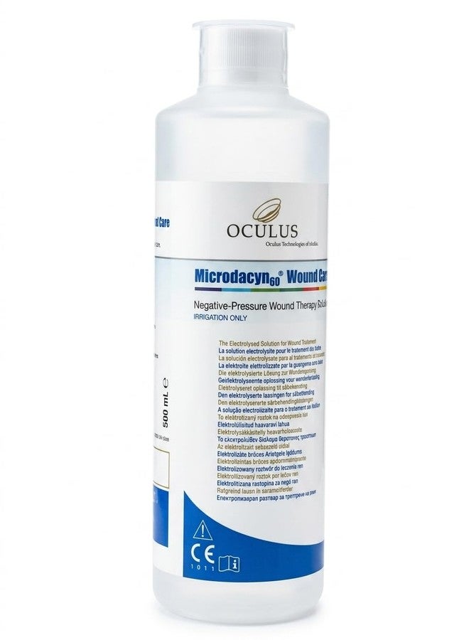 GudyB Microdacyn60 Wound Care Negative Pressure Wound Therapy Solution-Irrigation only Liquid-500ML - Image 1