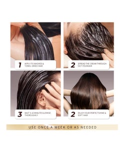 Excefore Collagen Hair Repair Mask, Collagen Hair Treatment Deep Repair Conditioning, Collagen Hair Mask Essence, Intensive Deep Conditioning, for Dry, Damaged Hair,All Hair Types (16.9 fl oz)  - Image 5