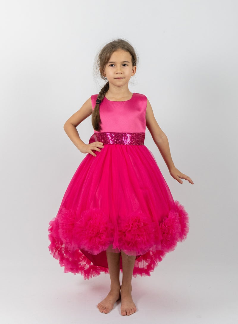 D'Daniela Rosette Tulle Dress - Image 2