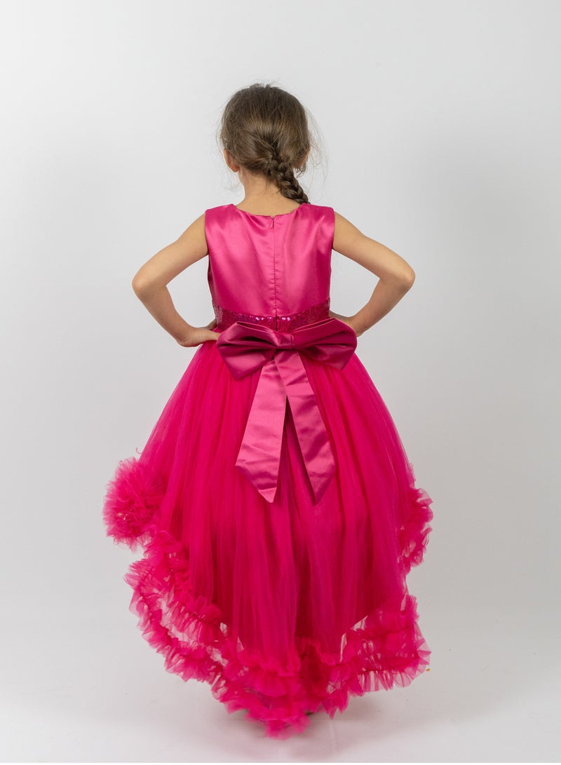D'Daniela Rosette Tulle Dress - Image 5