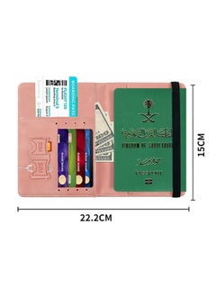 Generic RFID Blocking Passport Holder Travel Wallet Leather Surface Multi Functional Wallet  - Image 3