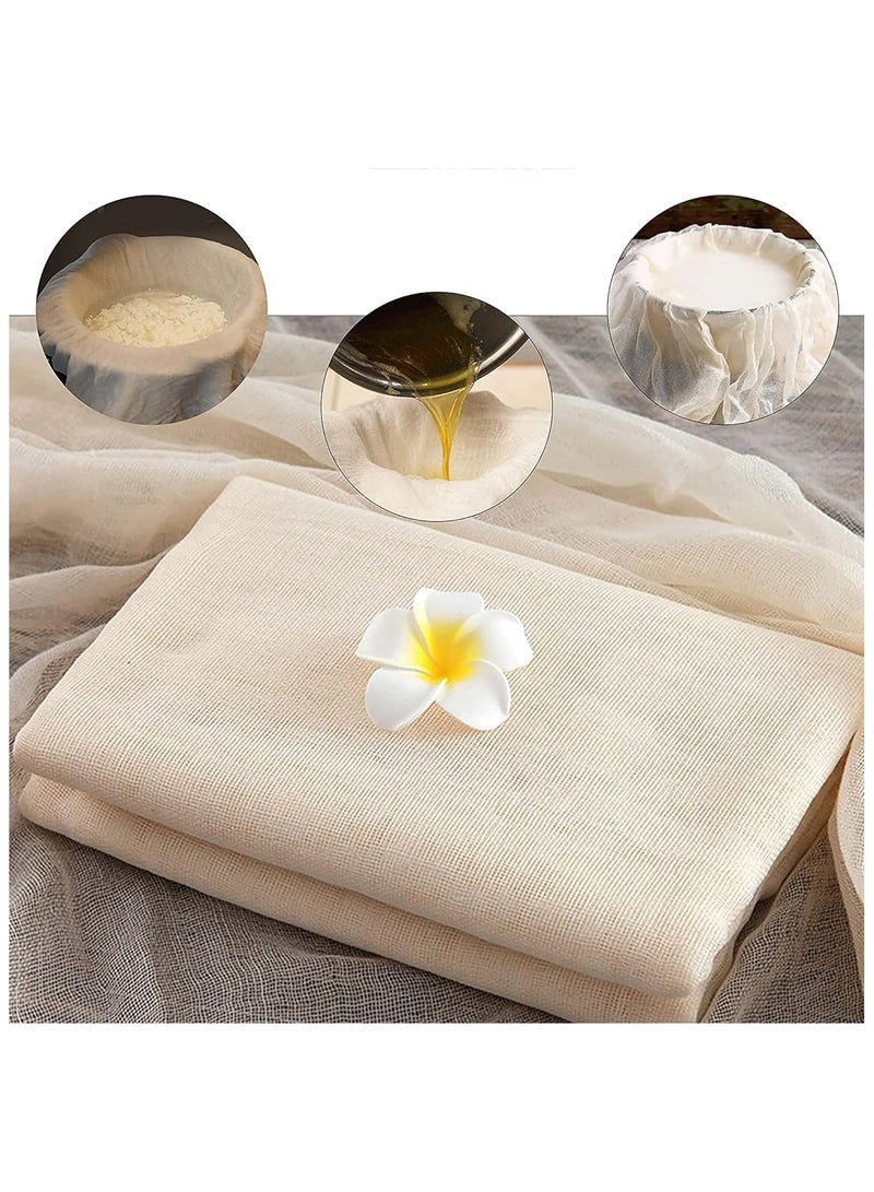 Oasisgalore 90CM Cheese Cloth Bean Bag Cloth Filter Gauze Soy Milk Filter Cloth Tofu Cloth Kitchen Cotton Gauze Fabric - Image 1