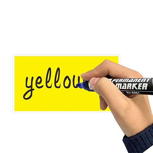 PARLAIM 3 X 5 Inch 250 Per Roll Rectangle Inventory Color Coding Labels,Roll Square Label Stickers for Home (Fluorescent Yellow) - Image 3