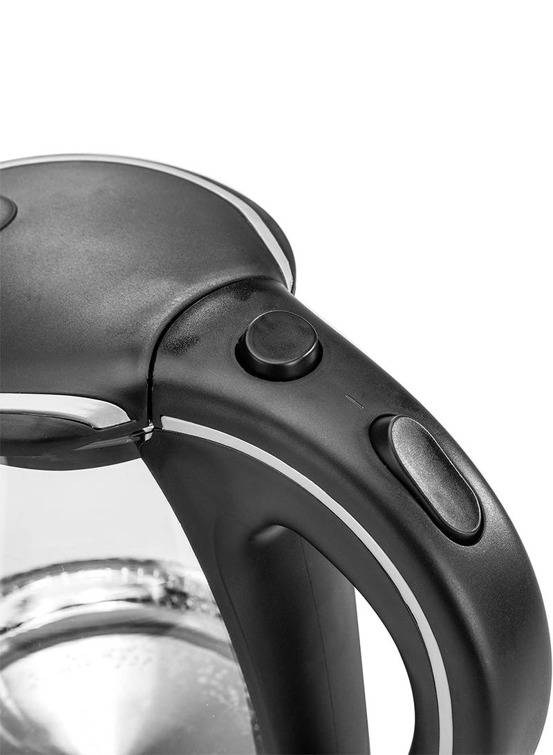 مايكروبلس غلاية زجاج كهربائية مع ضوء LED من الأسفل بسعة 1.7لتر بقدرة 2200واط - Image 4