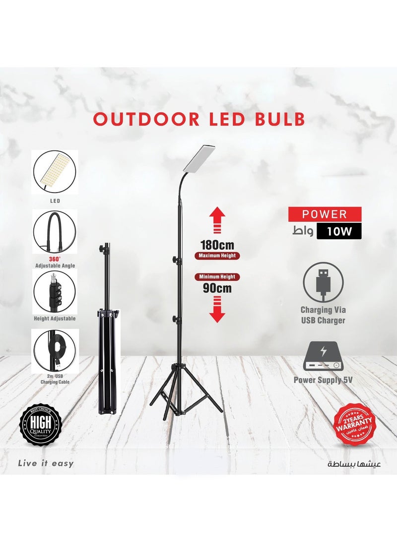 Outdoor LED Light with Adjustable Stand 10W - Image 1
