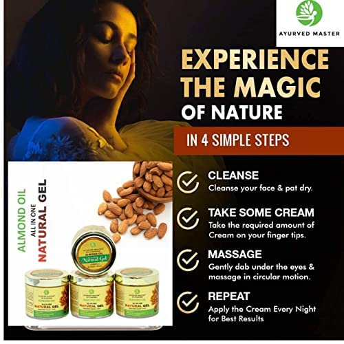 AYURVED MASTER ALMOND NATURE GELENRICH WITH VITAMIN E D100GM - Image 4