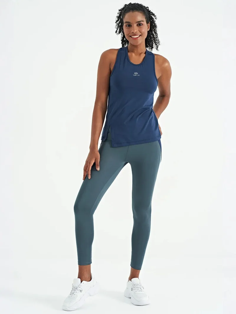 تومي لايف TOMMY Sleeveless Crew Neck Active Top