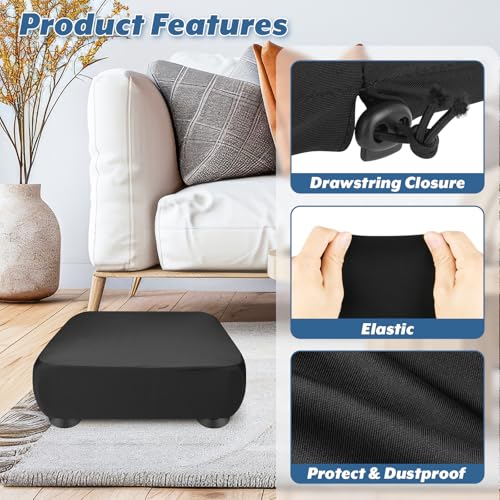 Cosmos Vibration Plate Cover Stretchy Dust Guard Sleeve for Vibration Plate Machine Protector Dust Cover Compatible with Life-pro Body Vibration Plate for Fitness Gym Weight Loss Shaping Home Exercise - Image 3