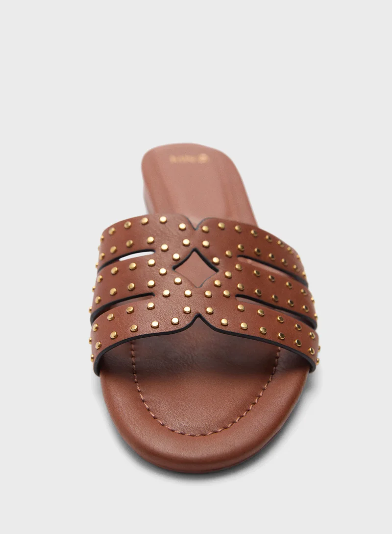 مانجو Beaded Strap Sandal