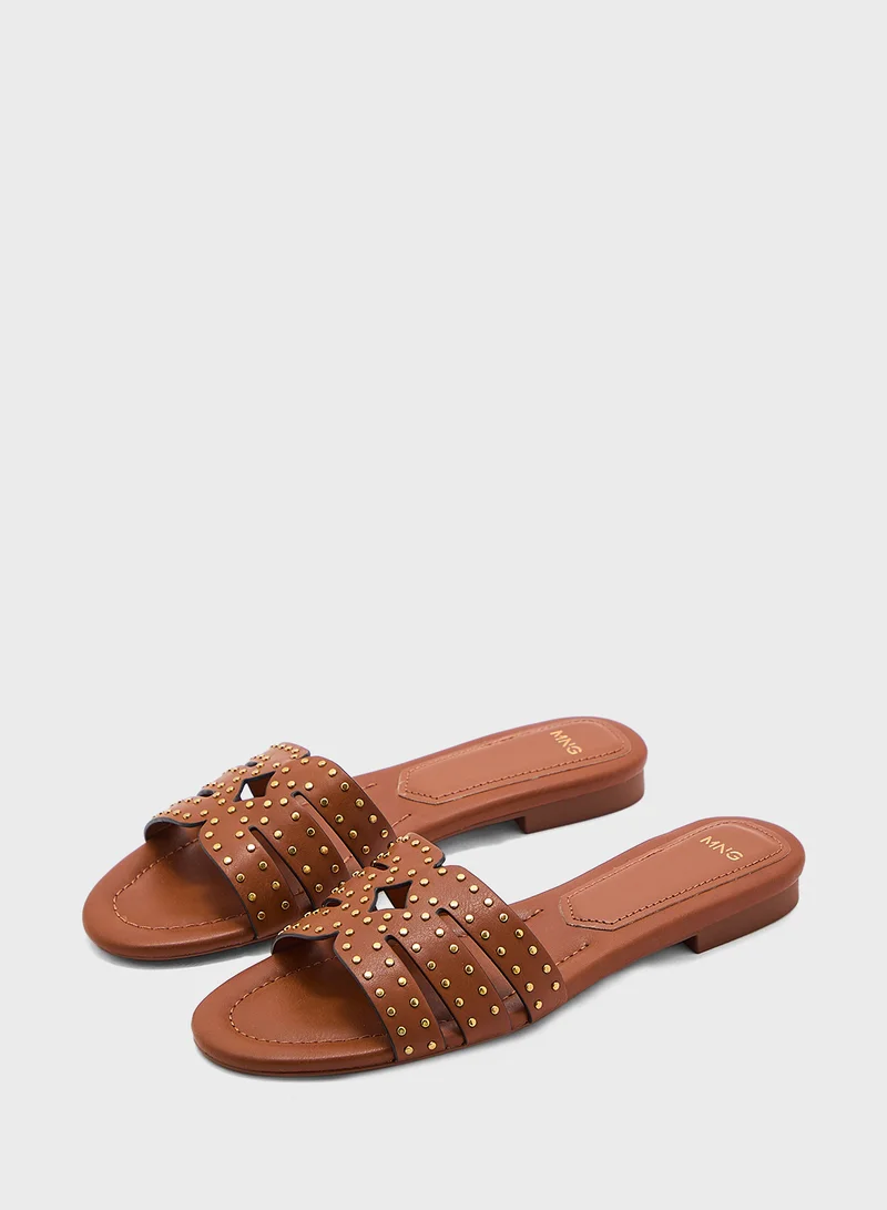 مانجو Beaded Strap Sandal