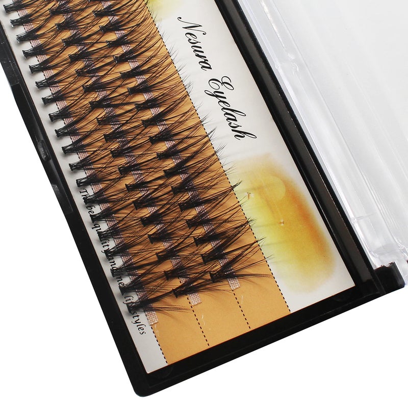 Bodermincer Eyelashes Cluster lashes C curl Thickness 007mm 20 Roots 60pcs Individual Fake False Eyelashes Cluster Black Eye Lashes Lashes Eyelash Extensions 18mm