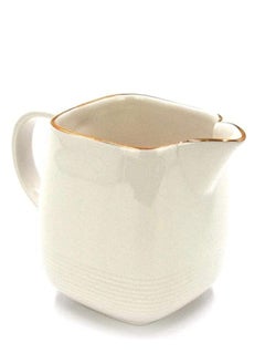 كوالتيير Ceramic Creamer Cup - White 270cc 