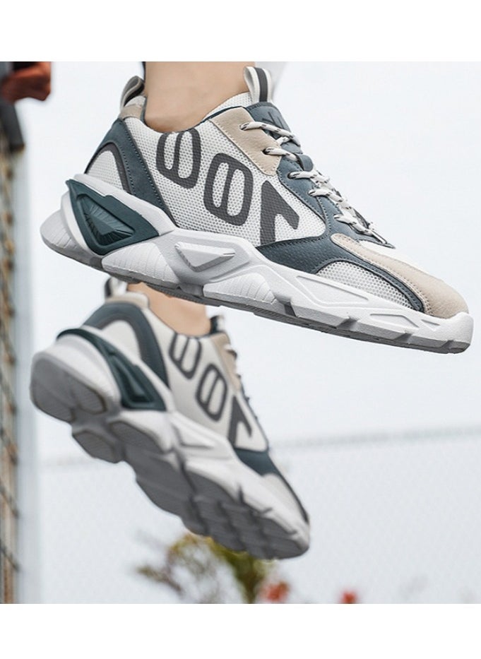 KUYING أحذية رياضية جديدة ذات نعل سميك أحذية جري متوهجة من Dad Shoes  - Image 2